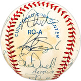 1990 New York Yankees Team Signed Autographed Official AL Baseball With 14 Signatures Including George Steinbrenner & Dave Winfield Beckett BAS #AC98332