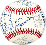 1994 Los Angeles Dodgers Team Autographed Official NL Baseball With 23 Signatures Including Pedro Martinez & Mike Piazza Beckett Bas #AC98329