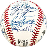 1994 Los Angeles Dodgers Team Autographed Official NL Baseball With 23 Signatures Including Pedro Martinez & Mike Piazza Beckett Bas #AC98329