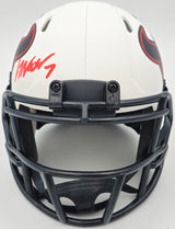 CJ C.J. Stroud Autographed Houston Texans Lunar Eclipse White Speed Mini Helmet Fanatics Holo #XP13986305