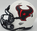 CJ C.J. Stroud Autographed Houston Texans Lunar Eclipse White Speed Mini Helmet Fanatics Holo #XP13986305