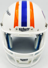 Kyle Pitts Autographed Florida Gators White Full Size Schutt Replica Helmet Beckett BAS Witness #WG00989