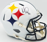 Mason Rudolph Autographed Pittsburgh Steelers Lunar Eclipse White Full Size Speed Replica Helmet SS Holo #A322937