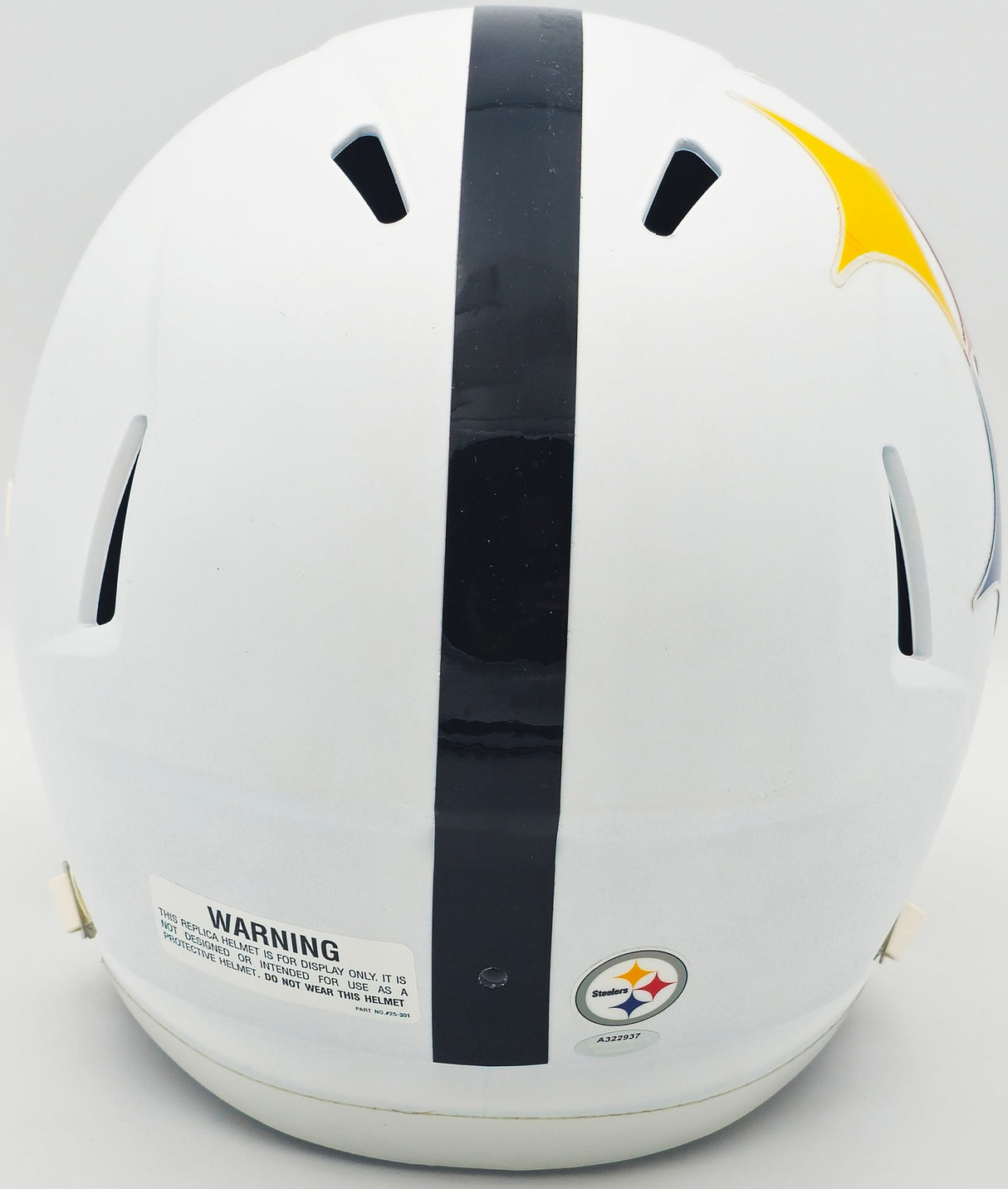 Mason Rudolph Autographed Pittsburgh Steelers Lunar Eclipse White Full Size Speed Replica Helmet SS Holo #A322937