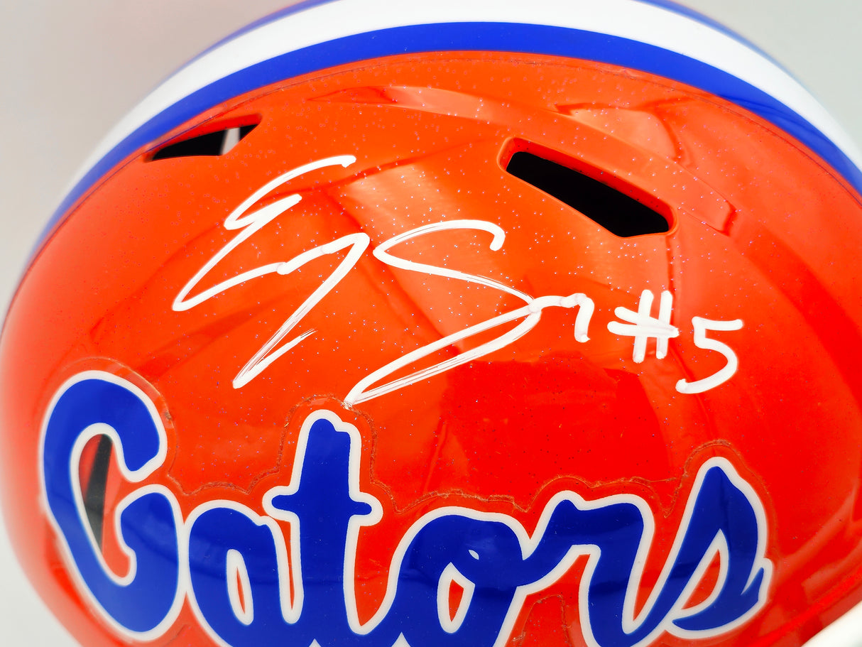 Kyle Pitts Autographed Florida Gators Orange Full Size Speed Replica Helmet PSA/DNA #AJ59448