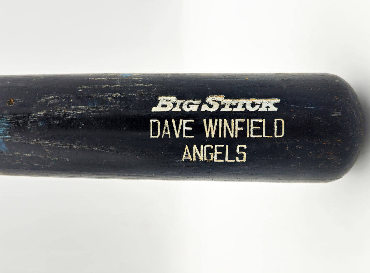 Unsigned Dave Winfield 1990 Game Used Black Rawlings Adirondack Baseball Bat (2 Screw Holes) SKU #238899