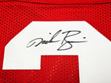 Nebraska Cornhuskers Mike Rozier Autographed Red Jersey "Heisman 1983" Beckett BAS QR Stock #212608