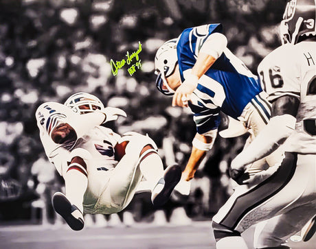 Steve Largent Autographed Framed 16x20 Photo Seattle Seahawks "HOF 95" MCS Holo Stock #212653