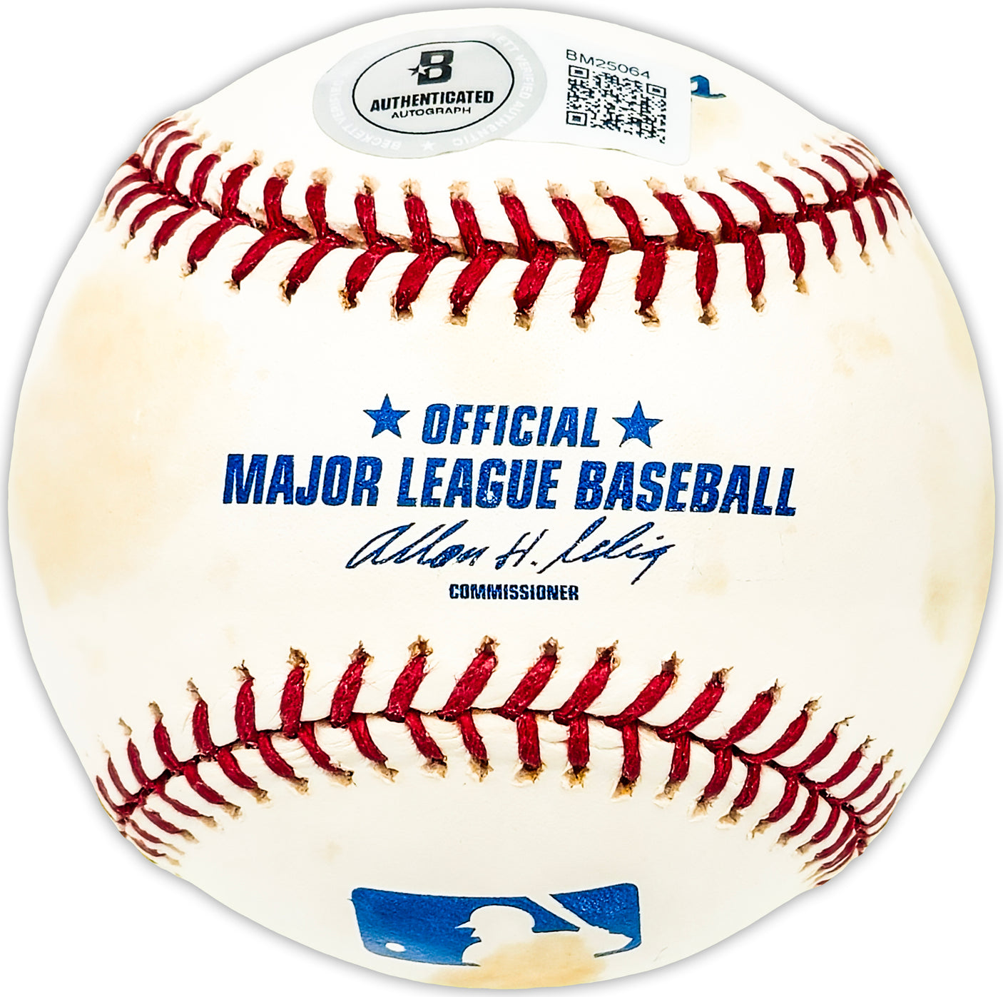 Hugh Laurin Pepper Autographed Official MLB Baseball Pittsburgh Pirates "1954-57 Pirates" Beckett BAS QR #BM25064