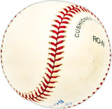 Fred Kipp Autographed Official NL Baseball Brooklyn Dodgers "1957" Beckett BAS QR #BM25073