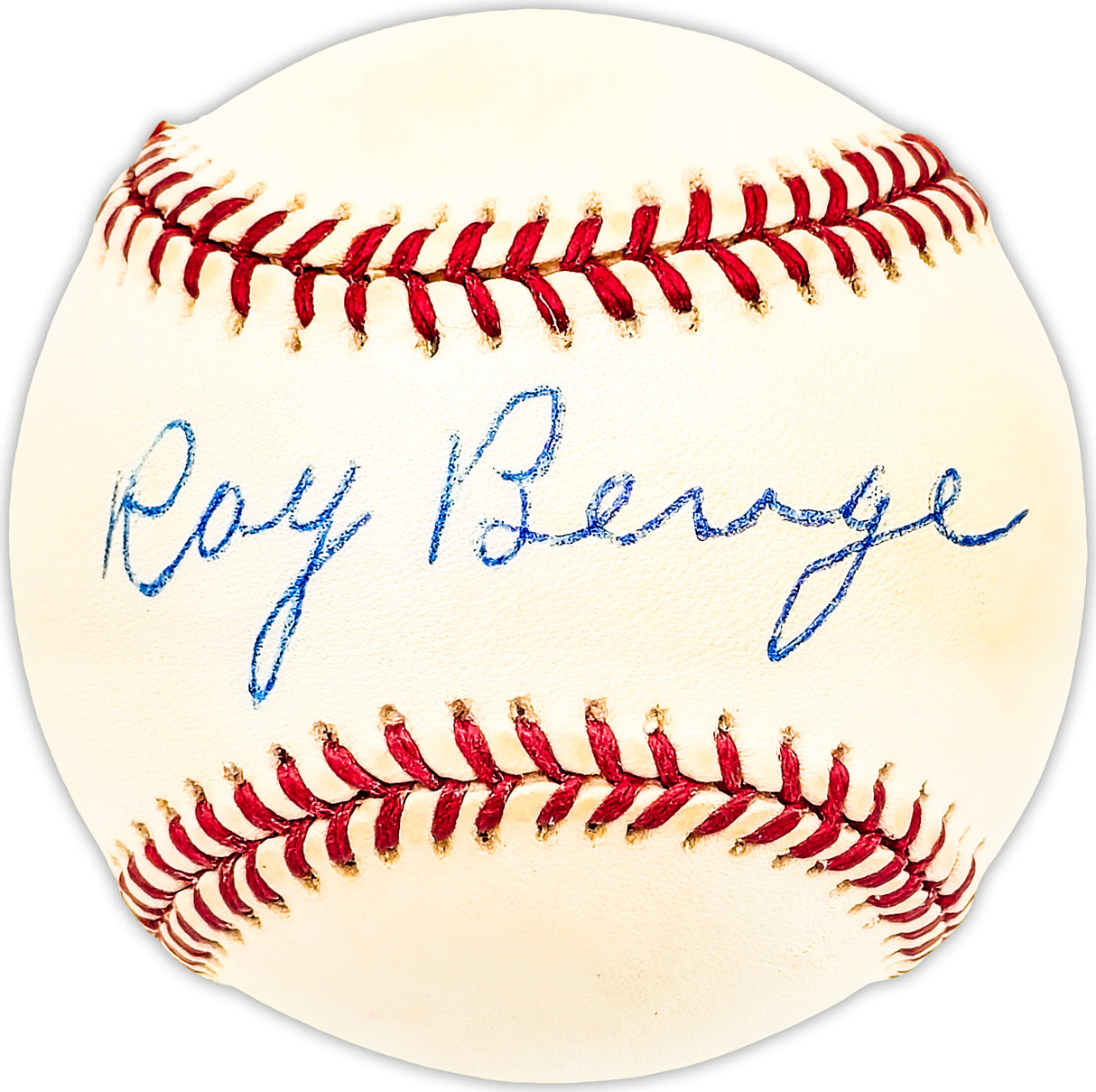 Ray Benge Autographed Official NL Baseball Brooklyn Dodgers Beckett BAS QR #BM25093