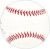 Ed Levy Autographed Official MLB Baseball New York Yankees "Best of Luck" Beckett BAS QR #BM25106