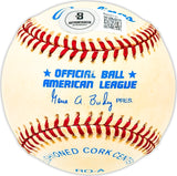 Bud Daley Autographed Official AL Baseball New York Yankees "61 WS Champs" Beckett BAS QR #BM25131