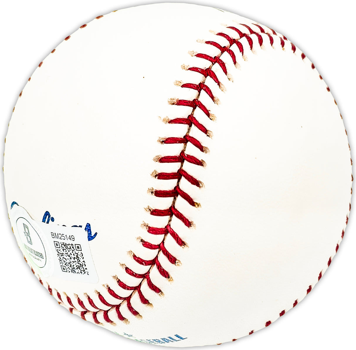 Bart Zeller Autographed Official MLB Baseball St. Louis Cardinals Beckett BAS QR #BM25149