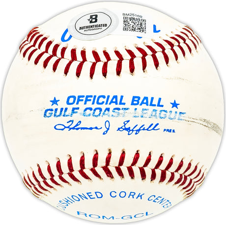 Hugh Alexander Autographed Official Rawlings Baseball Cleveland Indians Beckett BAS QR #BM25169