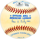 Frank Crosetti Autographed Official AL Baseball New York Yankees Beckett BAS QR #BM25179