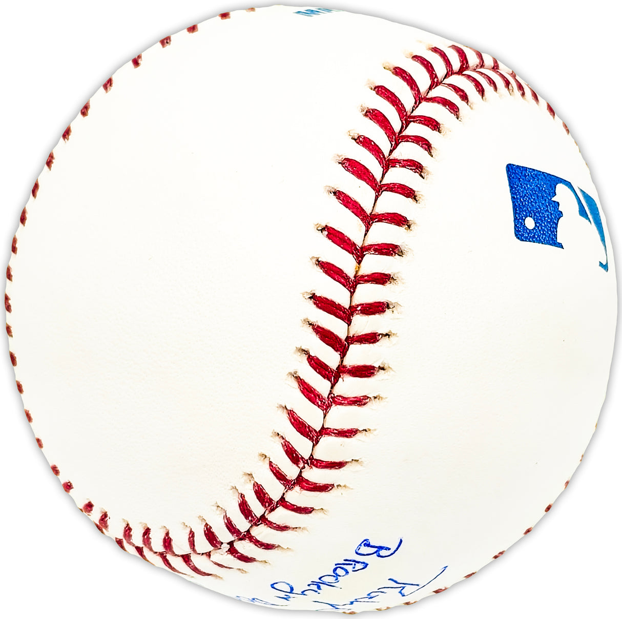 Rocky Bridges Autographed Official MLB Baseball Brooklyn Dodgers "Brooklyn Dodgers 51-52" Beckett BAS QR #BM25208