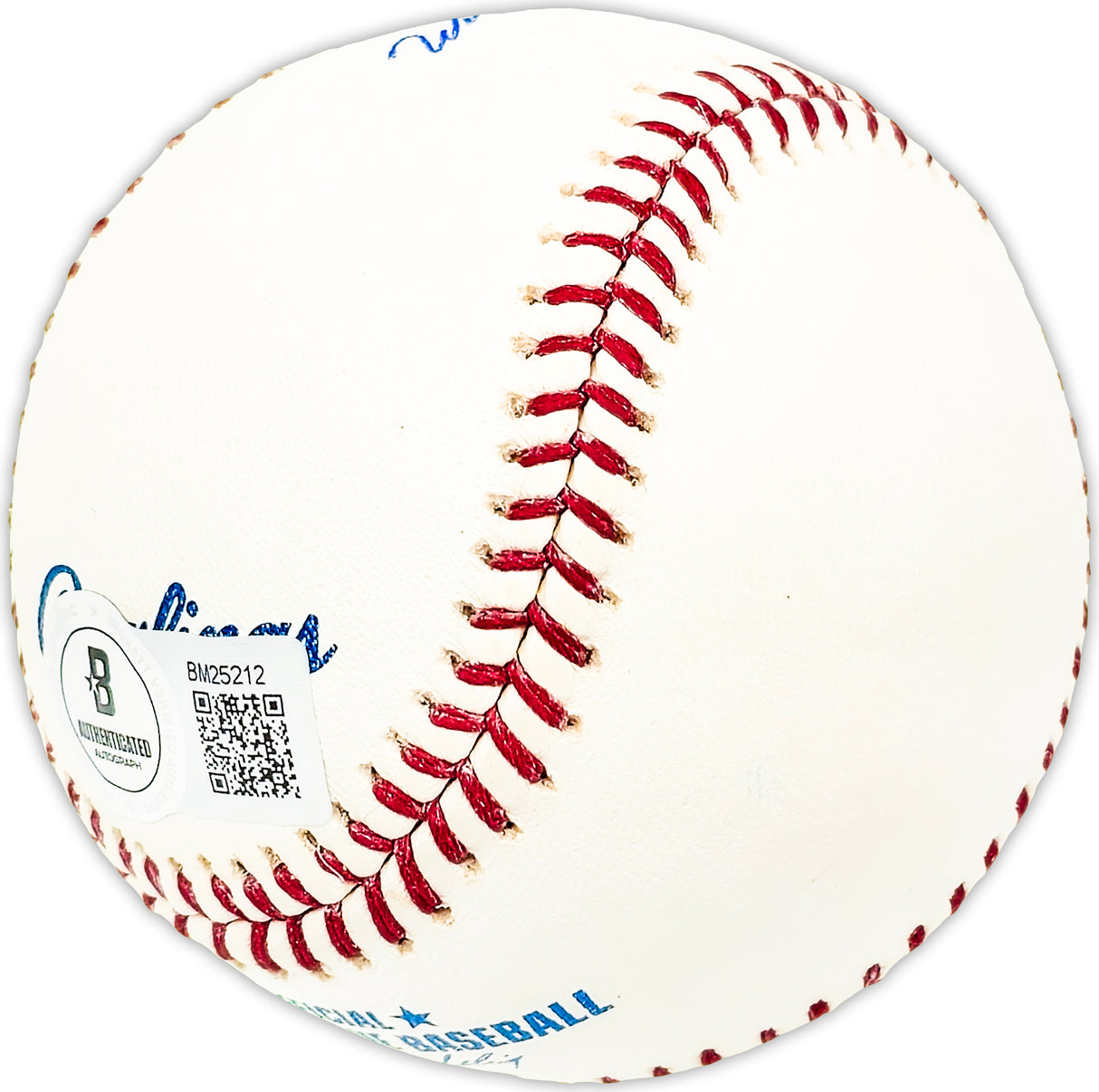 Willard Hunter Autographed Official MLB Baseball Los Angeles Dodgers "62 Dodgers" Beckett BAS QR #BM25212