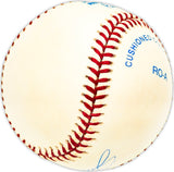 John Johnny James Autographed Official AL Baseball New York Yankees Beckett BAS QR #BM25286