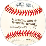 Carden Gillenwater Autographed Official NL Baseball Brooklyn Dodgers "1943" Beckett BAS QR #BM25577