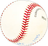 Barney White Autographed Official NL Baseball Brooklyn Dodgers "1945" Beckett BAS QR #BM25580