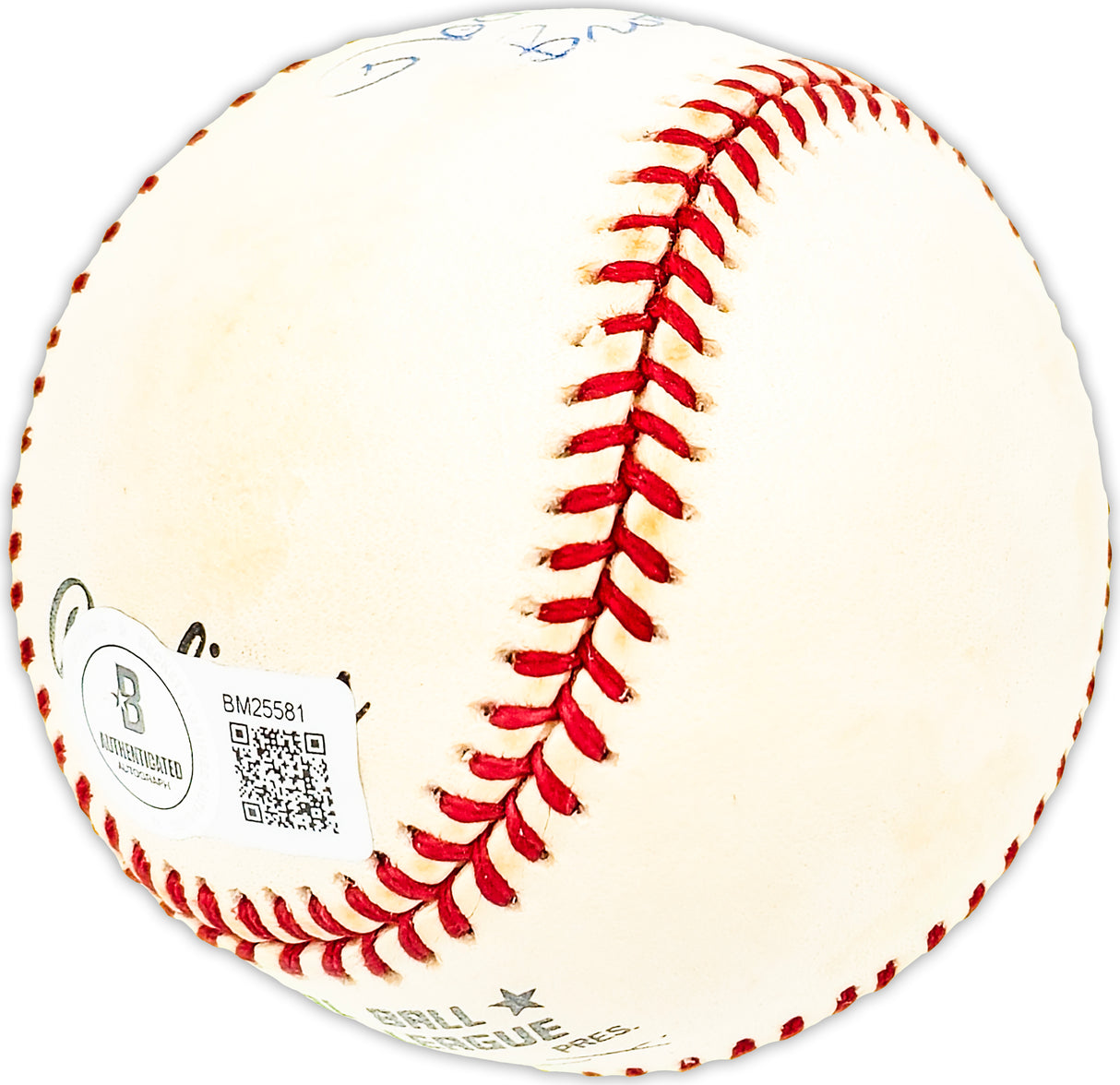 Rod Dedeaux Autographed Official NL Baseball Brooklyn Dodgers "1935" Beckett BAS QR #BM25581