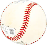 Rod Dedeaux Autographed Official NL Baseball Brooklyn Dodgers "1935" Beckett BAS QR #BM25581