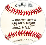 Rob Belloir Autographed Official NL Baseball Atlanta Braves Beckett BAS QR #BM25590