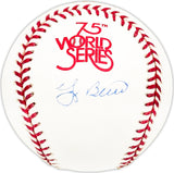 Yogi Berra Autographed Official 1978 World Series Logo MLB Baseball New York Yankees Beckett BAS QR #BM25603