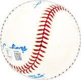 Steve "Bye Bye" Balboni Autographed Official AL Baseball New York Yankees Beckett BAS QR #BM25683