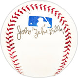 John "Zeke" Bella Autographed Official MLB Baseball New York Yankees Beckett BAS QR #BM25716