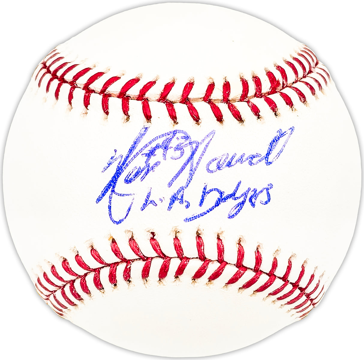 Ken Howell Autographed Official MLB Baseball Los Angeles Dodgers "LA Dodgers" Beckett BAS QR #BM25717