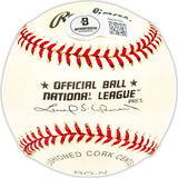 Norm Sherry Autographed Official NL Baseball Los Angeles Dodgers Beckett BAS QR #BM25329