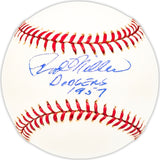 Rod Miller Autographed Official NL Baseball Brooklyn Dodgers "Dodgers 1957" Beckett BAS QR #BM25330