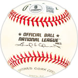 Otis Scat Davis Autographed Official NL Baseball Brooklyn Dodgers "1946" Beckett BAS QR #BM25342