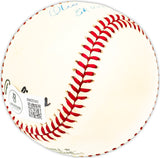 Otis Scat Davis Autographed Official NL Baseball Brooklyn Dodgers "1946" Beckett BAS QR #BM25342