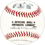 Buddy Gilbert Autographed Official NL Baseball Cincinnati Reds "1959" Beckett BAS QR #BM25353