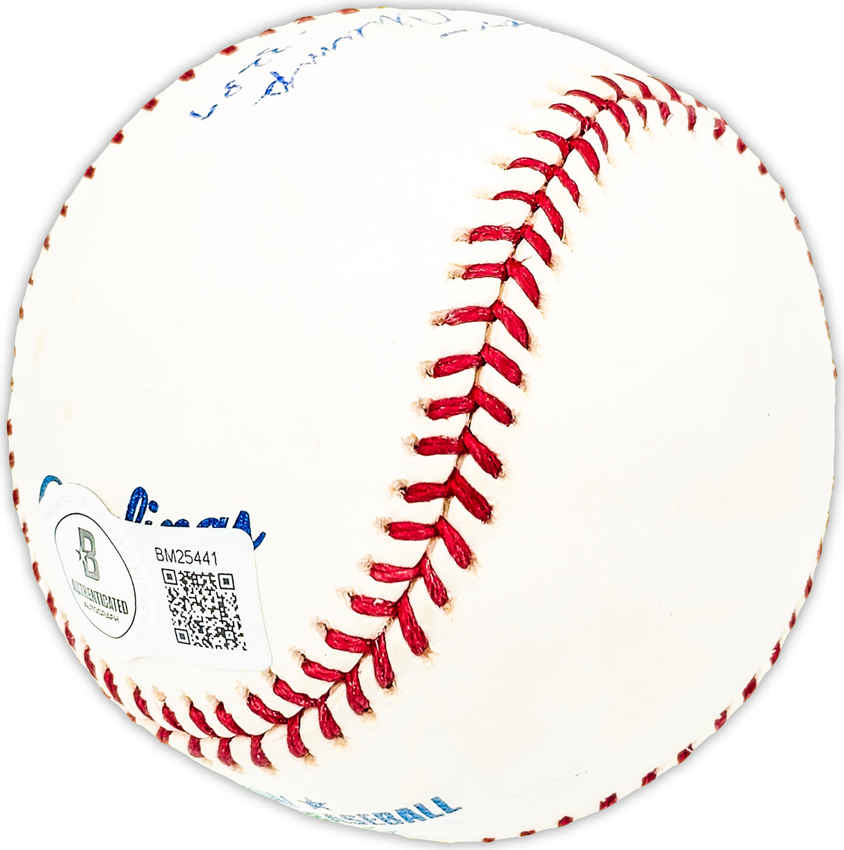 Alex Johnson Autographed Official MLB Baseball California Angels "1970 Batting Champ" Beckett BAS QR #BM25441