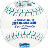 Zac Gallen Autographed Official 2023 All Star Game Logo MLB Game Baseball Arizona Diamondbacks Beckett BAS Witness Stock #227321