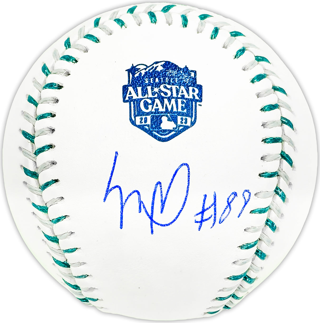 Luis Robert Jr. Autographed Official 2023 All Star Game Logo MLB Game Baseball Chicago White Sox Beckett BAS Witness Stock #227325