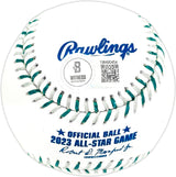 Luis Robert Jr. Autographed Official 2023 All Star Game Logo MLB Game Baseball Chicago White Sox Beckett BAS Witness Stock #227325