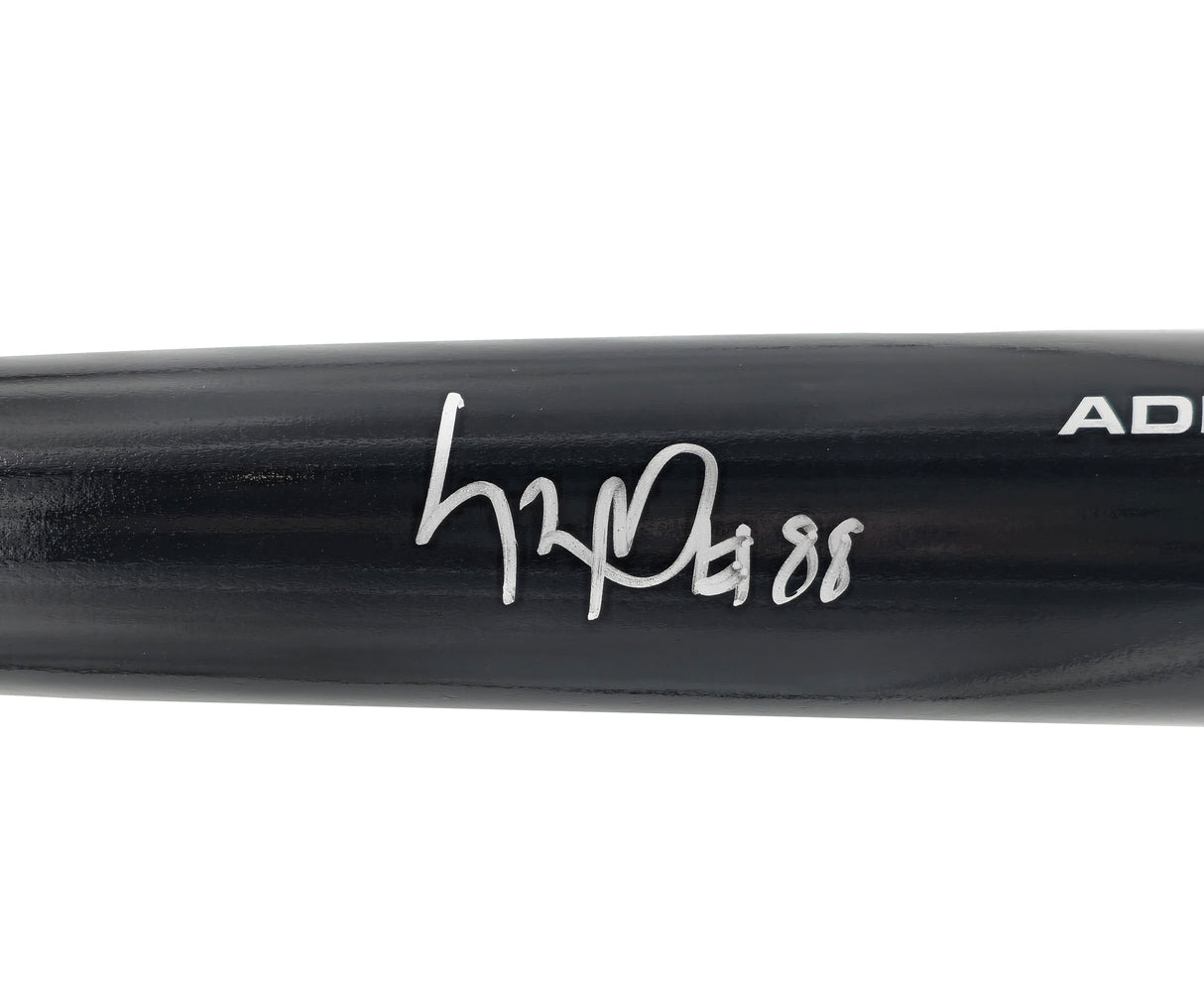 Luis Robert Jr. Autographed Black Rawlings Adirondack Baseball Bat Chicago White Sox Beckett BAS Witness Stock #227294