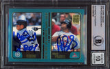 Albert Pujols & Ichiro Suzuki Autographed 2001 Topps Traded Rookie Card #T99 Auto Grade Gem Mint 10 Beckett BAS #15495748