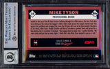 Mike Tyson Autographed 2021 Topps X ESPN 30 For 30 Card #28 Auto Grade Gem Mint 10 Beckett BAS #15498038