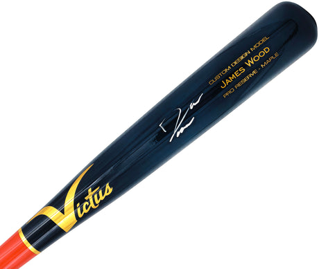 James Wood Autographed Blue Victus Player Model Baseball Bat Washington Nationals Beckett BAS Witness Stock #225831