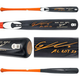 Gunnar Henderson Autographed Black Chandler Player Model Baseball Bat Baltimore Orioles "AL ROY 23" Beckett BAS Witness Stock #225828