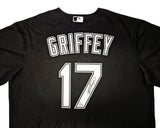 Chicago White Sox Ken Griffey Jr. Autographed Black Nike Jersey Size XL Beckett BAS Witness Stock #212472