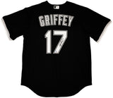 Chicago White Sox Ken Griffey Jr. Autographed Black Nike Jersey Size L Beckett BAS Witness Stock #212473