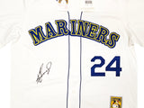 Seattle Mariners Ken Griffey Jr. Autographed White Authentic Mitchell & Ness 1989 Authentic Cooperstown Collection Jersey Size XL Beckett BAS Witness Stock #212478