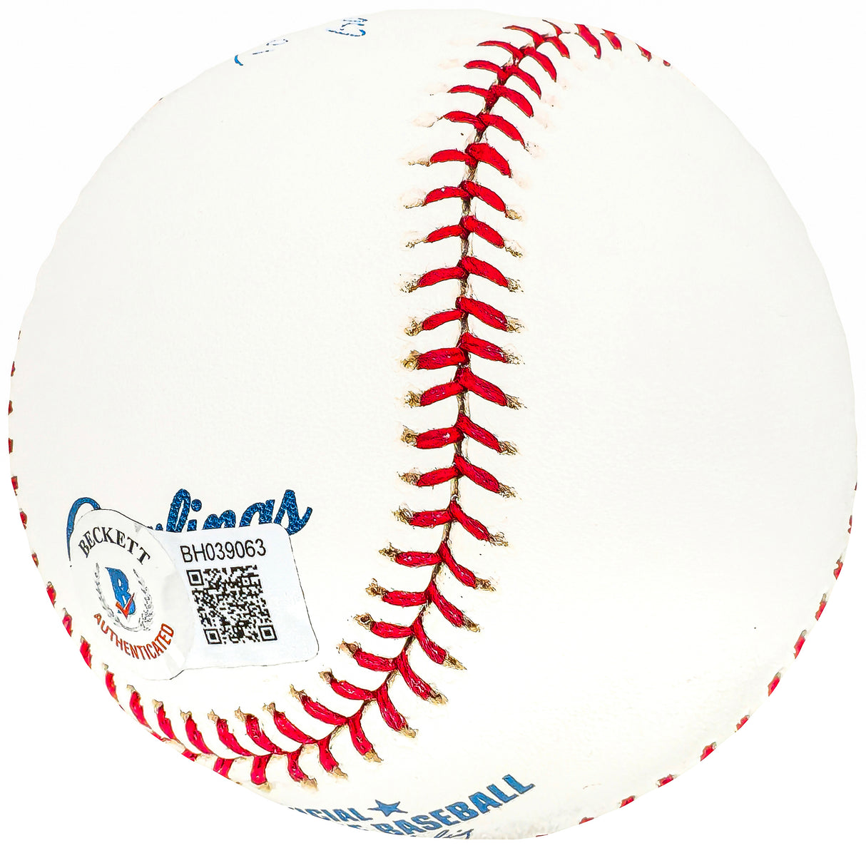 John Lester Autographed Official MLB Baseball Boston Red Sox, Chicago Cubs "To Zach" Beckett BAS QR #BH039063